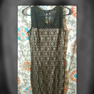 Voodoo Biden Black lace pencil dress/ cocktail